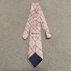 Joseph Abboud Pink and Blue Plaid Tie